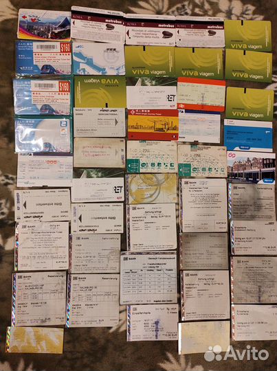 Билеты метро и другого транспорта иностранные