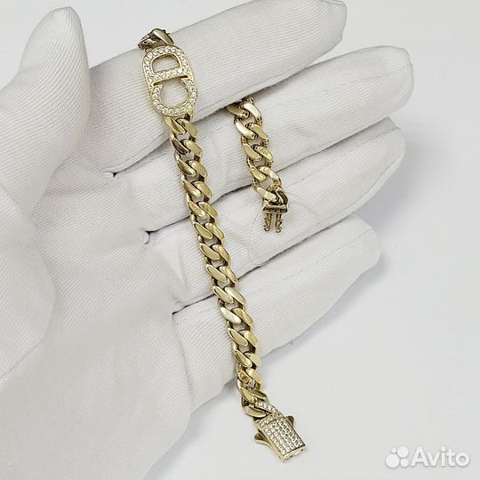 Браслет женский лимонное золото 585