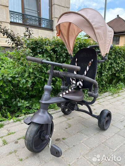 Трехколесный детский велосипед-коляска Happy Baby