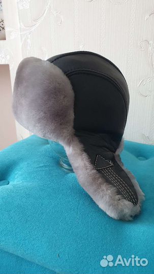 Шапка зимняя для мальчика 6-8 лет