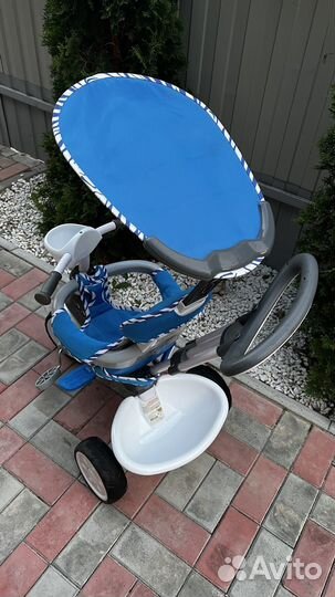 Велосипед трехколесный с ручкой