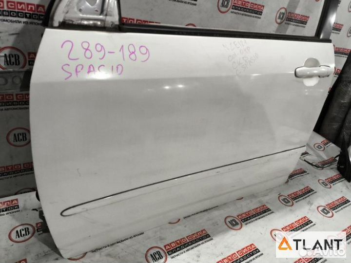 Дверь передний левый toyota corolla spacio