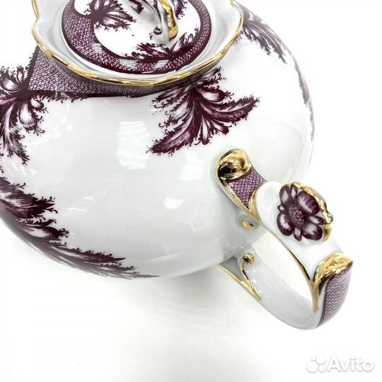 Доливной фарфоровый чайник 