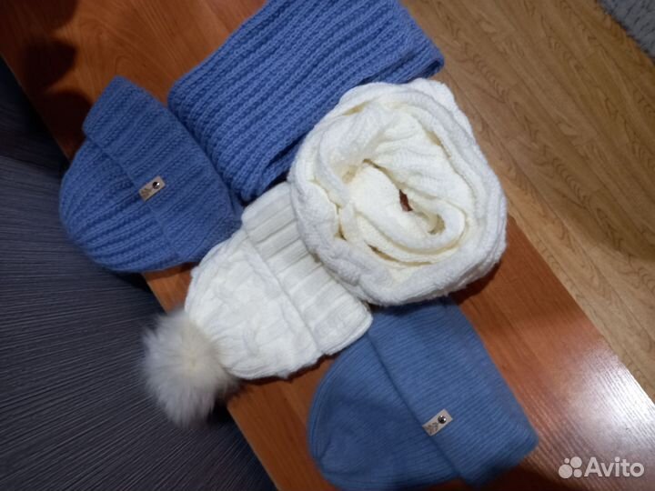 Шапка женская вязаная ручная работа