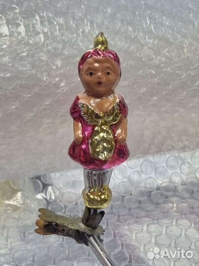 Ёлочная игрушка клубничка