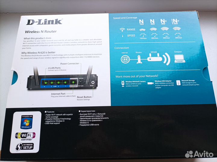 Router dlink DIR-620