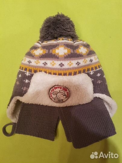 Зимняя шапка+шарф