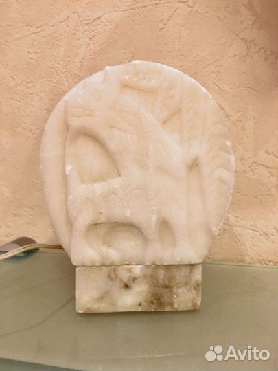 Светильник мраморный винтаж