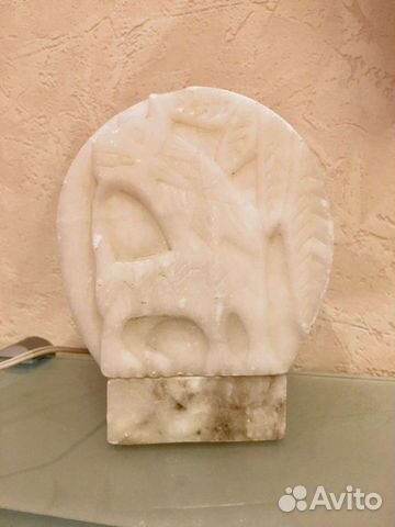 Светильник мраморный винтаж