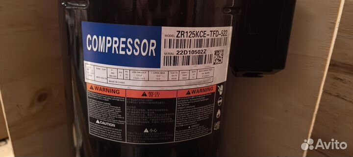 Компрессор copeland zr125kce-tfd-522