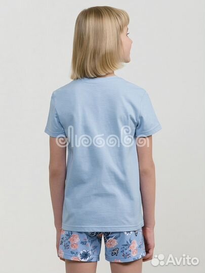 Пижама для девочки новая 116,122 футболка шорты