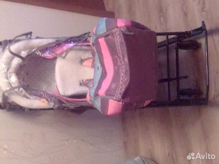 Детские санки коляска бу