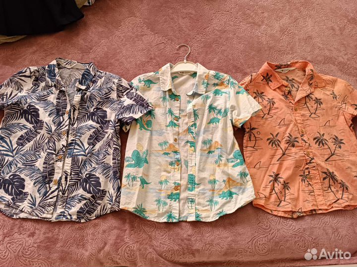 3 штук.Рубашки для мальчика hm. 110 размер