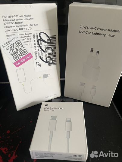 Комплект быстрой зарядки для iPhone 20w