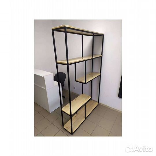 Стеллаж лофт, полки, перегородка, ширма, на заказ