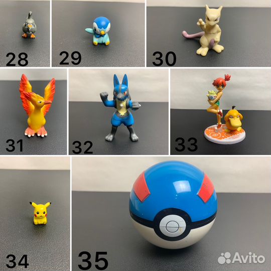 Фигурки Pokemon (Nintendo/ Bandai/Tomy) оригинал