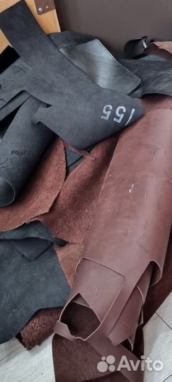Обрезки натуральной кожи