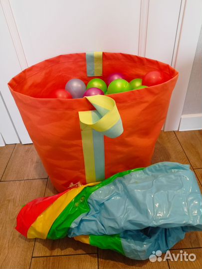 Шарики для бассейна с корзиной