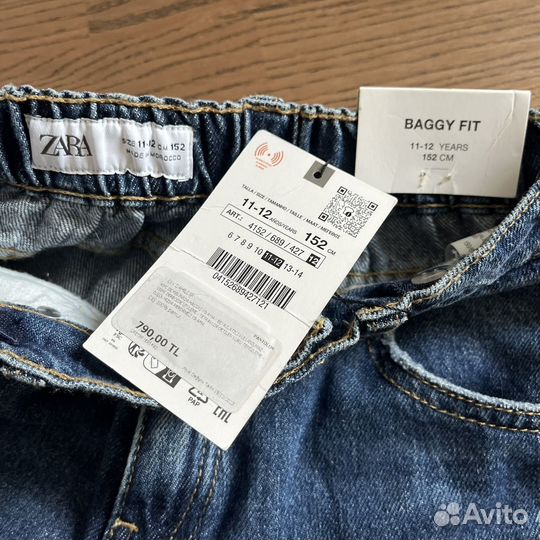 Джинсы Zara новые Baggy Fit оригинал