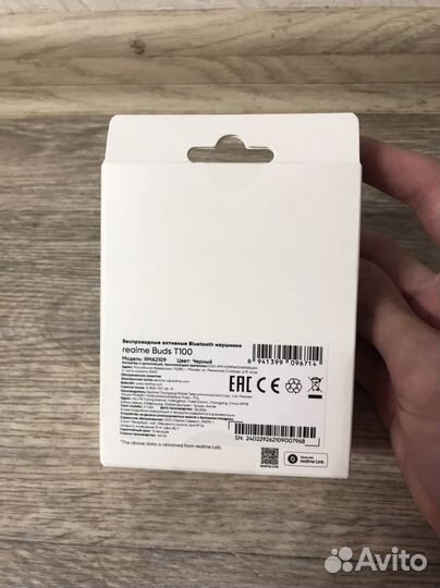 Наушники realme buds t100