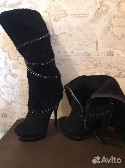 Сапоги зимние женские 39 бу