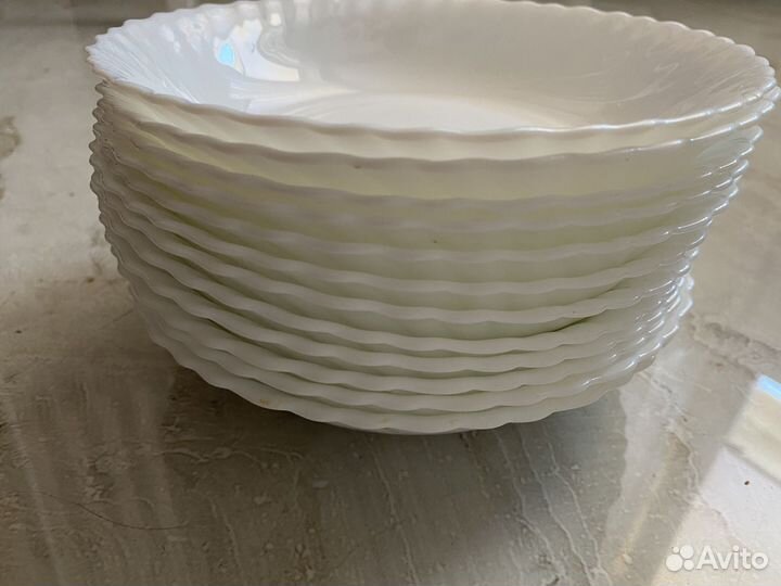 Тарелки люминарк 12 штук