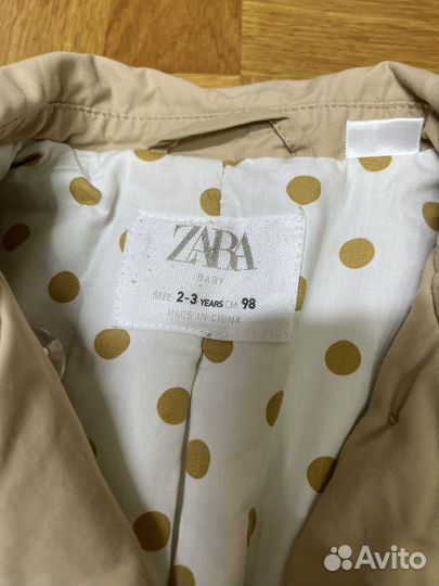 Тренч zara