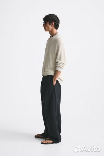 Широкие брюки Zara (Uniqlo COS Weekday Carhartt)