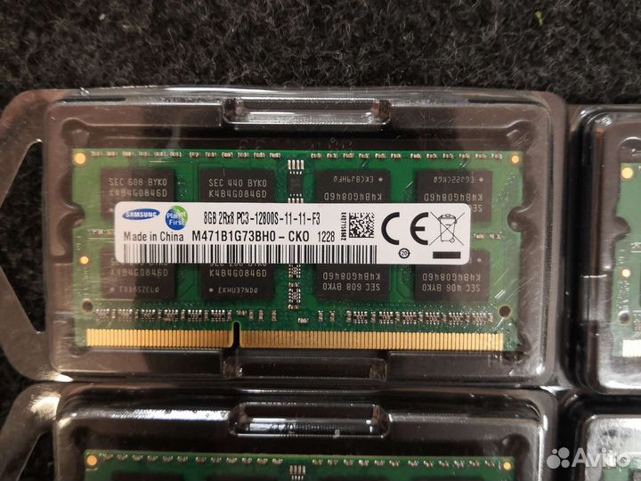 Оперативная память sodimm 8 Gb DDR3 Samsung 1600