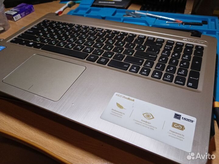 Топкейс Asus D540MA и запчасти