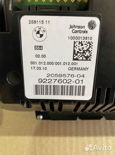 Панель приборов BMW 5 F10