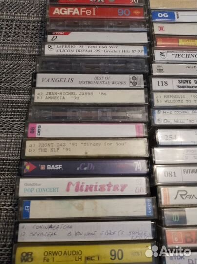 Аудиокассеты 177 штук