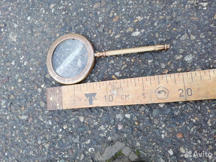 Лупа бронза винтаж