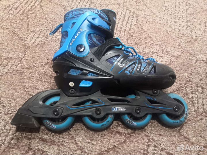 Роликовые коньки 36-39р-р защита в подарок