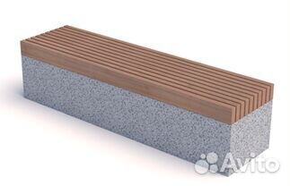 Скамейка бетонная парковая