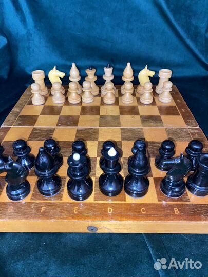 Шахматы СССР №53 деревянные обиходные