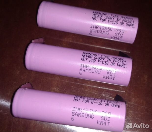 Аккумуляторы li-ion Samsung 30Q 3000 mAh 30A