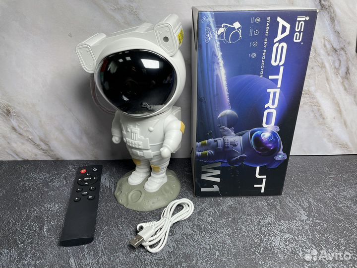 Проектор космонавт звездное небо ночник