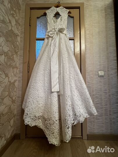 Свадебное платье,ажурное 42 44