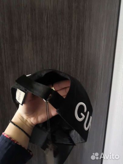 Gucci бейсболка черная