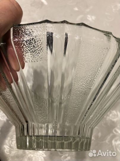 Ваза для фруктов стекло СССР