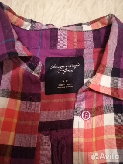 Рубашка в клетку женская