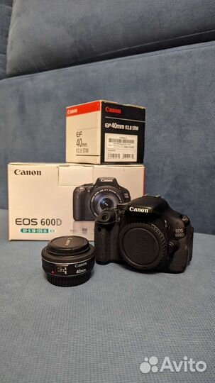 Canon 600d + Canon EF 40mm f/2.8 STM