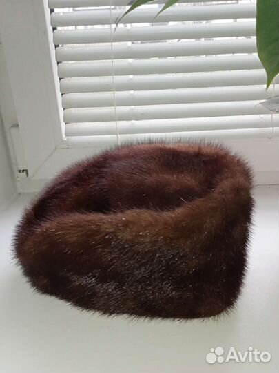 Шапка норковая женская