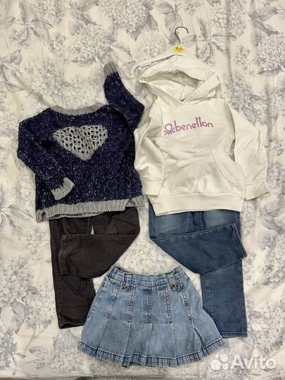 Вещи пакетом на девочку 86 92 98