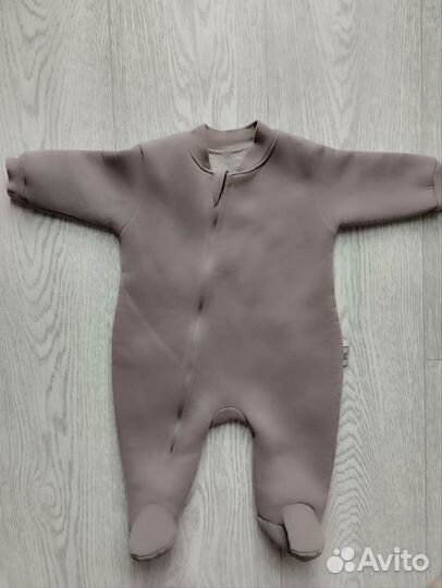 Утеплённый комбинезон 2 шт 62