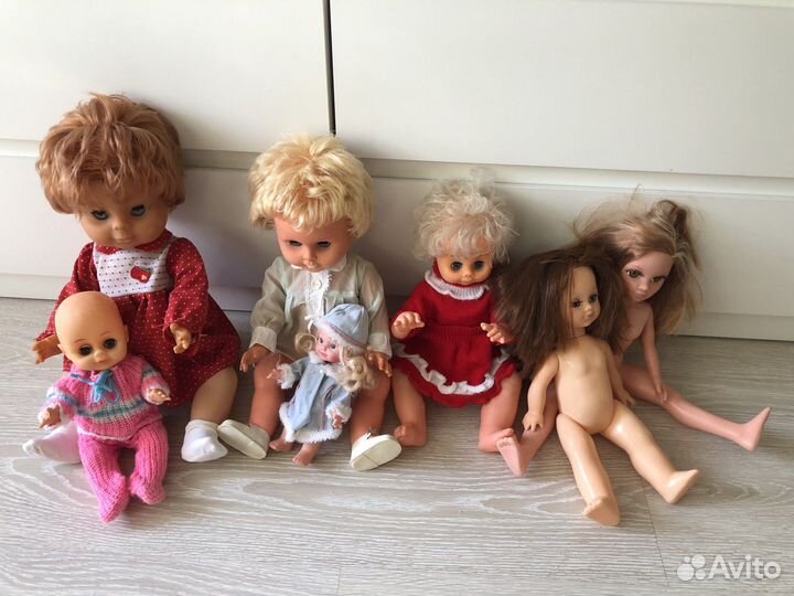 Кукла винтажная ГДР, СССР