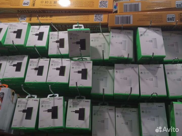 Сетевой адаптер belkin 2 USB 2.1a (10шт)