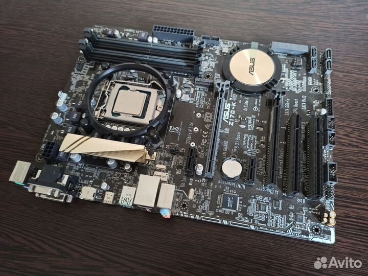 Материнка Asus Z170-K + Проц Intel i7 6700K