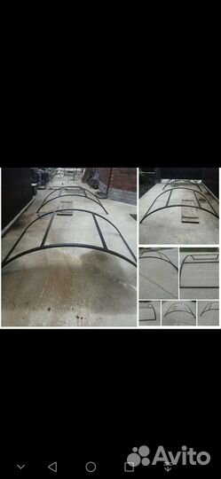 Козырек над крыльцом